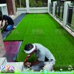 พื้นสนามเด็กเล่น-หญ้าเทียม ขนาดหนา 25 มิลิเมตร
